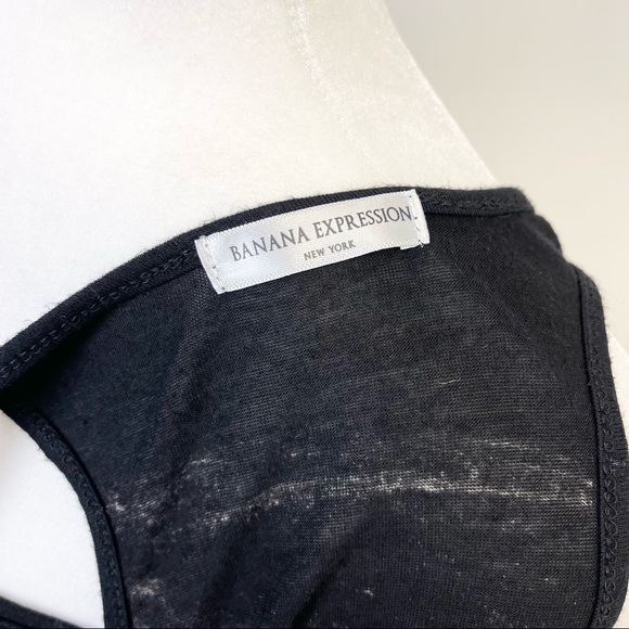 Banana Expression Las Vegas Graphic Muscle Tee Tank Semi Sheer Size Medium - Picture 9 of 16